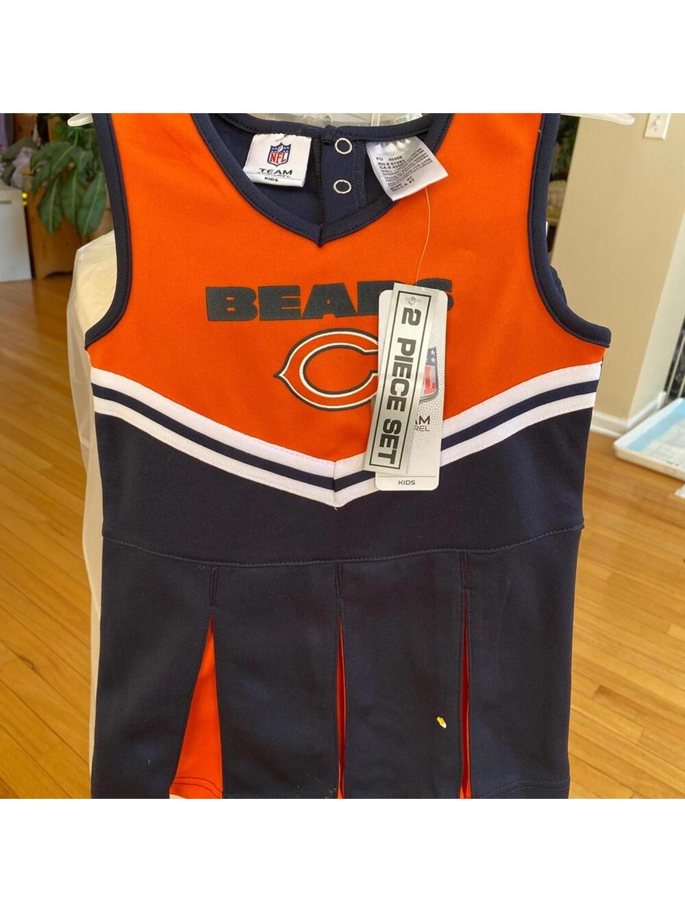 NFL Chicago Bears Toddler Cheerleading Dress 2 Piece Set 4T